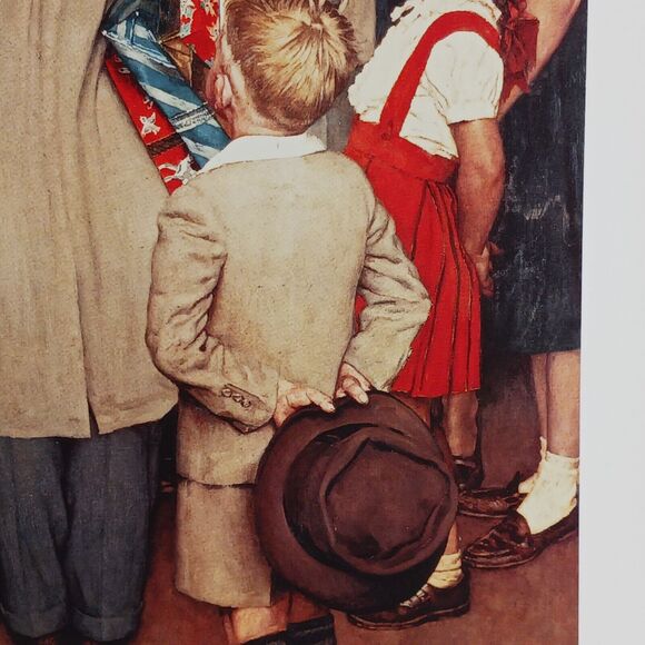 The Homecoming Art Poster 1948 Saturday Evening Post Norman Rockwell 12x16 - Picture 4 of 8